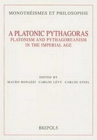 Enlarge image Cover: Platonic Pythagoras - Brepols N.V.