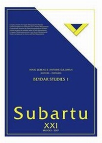 Enlarge image Cover: Beydar Studies 1 - Brepols N.V.
