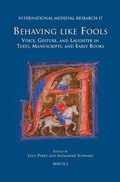 Cover: Behaving Like Fools - Brepols N.V.