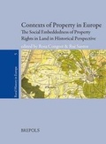 Cover: Rurhe 05 Contexts of Property: The Social Embeddedness of Property Rights to Land in Europe in Historical Perspective - Brepols N.V.