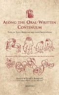 Cover: Along the Oral-Written Continuum - Brepols N.V.