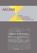 Cover: Associated Regional Chronologies for the Ancient Near East and the Eastern Mediterranean - Brepols N.V.
