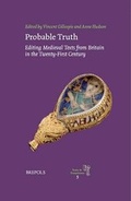 Cover: Probable Truth - Brepols N.V.