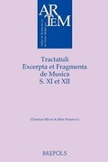 Cover: ARTEM 14 Tractatuli, excerpta et fragmenta de musica s. XI et XII - Brepols N.V.