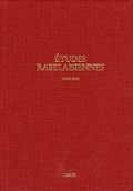 Cover: Etudes Rabelaisiennes Tome XLVI - Librarie Droz