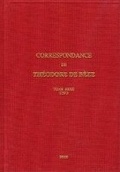 Cover: Theodore de Beze - Librarie Droz