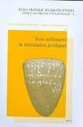 Cover: Trois Millenaires de Formulaires Juridiques - Librarie Droz