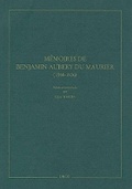 Cover: Memoires de Benjamin Aubery Du Maurier, Ambassadeur Protestant de Louis XIII (1566-1636) - Librarie Droz