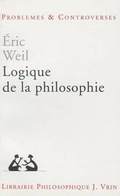 Cover: Logique de la Philosophie - Librarie Philosophique J. Vrin