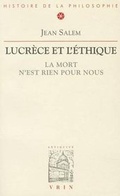 Cover: La Mort n'Est Rien Pour Nous - Librarie Philosophique J. Vrin