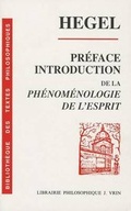 Cover: Preface Introduction de la Phenomenologie de l'Esprit - Librarie Philosophique J. Vrin
