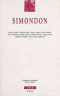 Cover: Simondon - Librarie Philosophique J. Vrin
