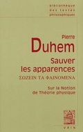 Cover: Sauver Les Apparences - Librarie Philosophique J. Vrin