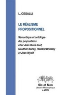 Cover: Le Realisme Propositionnel - Librarie Philosophique J. Vrin
