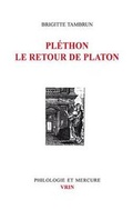 Cover: Plethon - Librarie Philosophique J. Vrin