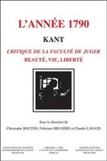 Cover: Kant, l'Annee 1790 - Librarie Philosophique J. Vrin
