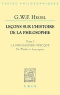 Cover: Lecons Sur l'Histoire de la Philosophie I - Librairie J Vrin