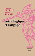Cover: Entre Logique Et Langage - Librarie Philosophique J. Vrin