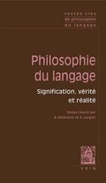 Cover: Textes Cles de Philosophie Du Langage - Librarie Philosophique J. Vrin