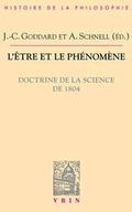 Cover: L'Etre Et Le Phenomene - Librarie Philosophique J. Vrin