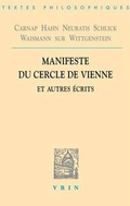 Cover: Manifeste Du Cercle de Vienne Et Autres Ecrits - Librarie Philosophique J. Vrin