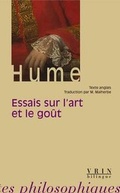 Cover: Essais Sur l'Art Et Le Gout - Librarie Philosophique J. Vrin