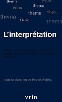 Enlarge image Cover: L'Interpretation - Librarie Philosophique J. Vrin