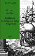 Cover: Introduction Aux Principes de Morale Et de Legislation - Librarie Philosophique J. Vrin