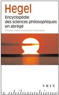Cover: Encyclopedie Des Sciences Philosophiques En Abrege - Librarie Philosophique J. Vrin