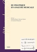 Cover: Du Politique En Analyse Musicale - Librarie Philosophique J. Vrin
