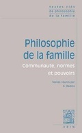 Cover: Textes Cles de Philosophie de la Famille - Librarie Philosophique J. Vrin