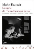 Cover: L'Origine de l'Hermeneutique de Soi - Librarie Philosophique J. Vrin
