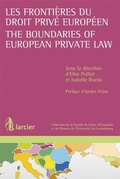 Cover: Les frontieres du droit prive europeen / The Boundaries of European Private Law - Larcier