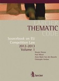 Cover: Sourcebook on EU Competition Law, 2012-2013 - Larcier