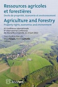 Bild: Ressources Agricoles et Forestieres / Agriculture and Forestry - Editions juridiques Bruylant
