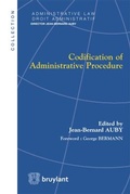 Cover: Codification of Administrative Procedure - Editions juridiques Bruylant