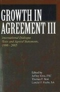 Cover: Growth in Agreement III - World Council of Churches (WCC Publications)
