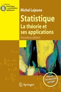 Cover: Statistique. La th&eacute;orie et ses applications - Springer