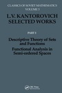 Cover: Descriptive Theory of Sets and Functions. Functional Analysis in Semi-ordered Spaces - Gordon & Breach Science Publishers Ltd
