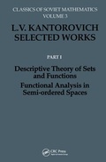 Cover: Descriptive Theory of Sets and Functions. Functional Analysis in Semi-ordered Spaces - Gordon & Breach Science Publishers Ltd