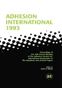 Abbildung von: Adhesion International 1993 - Gordon & Breach Science Publishers Ltd