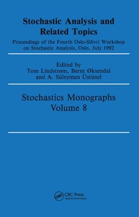 Enlarge image Cover: Stochastic Analysis and Related Topics - Gordon & Breach Science Publishers SA