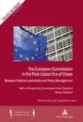 Cover: The European Commission in the Post-Lisbon Era of Crises - Peter Lang Verlag