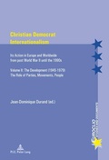 Cover: Christian Democrat Internationalism - Peter Lang Verlag