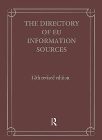 Enlarge image Cover: Directory Of EU Information Sources - Euroconfidentiel S.A.