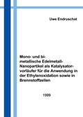 Bild: Mono- und bimetallische Edelmetall - Nanopartikel als Katalysatorvorlaeufer fuer die Anwendung in der Ethylenoxidation... - BoD - Books on Demand