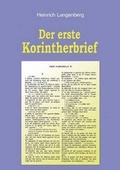 Cover: Der erste Korintherbrief - Books on Demand