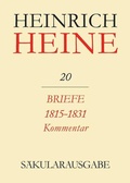 Cover: Briefe 1815-1831. Kommentar - De Gruyter Akademie Forschung
