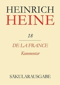 Cover: De la France. Kommentar - De Gruyter Akademie Forschung