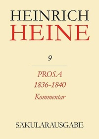 Enlarge image Cover: Prosa 1836-1840. Kommentar - De Gruyter Akademie Forschung